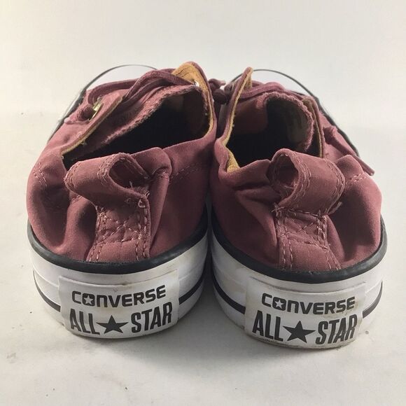Converse CTAS shoreline shoes womens slip on sneakers maroon red size 5 - Picture 4 of 8